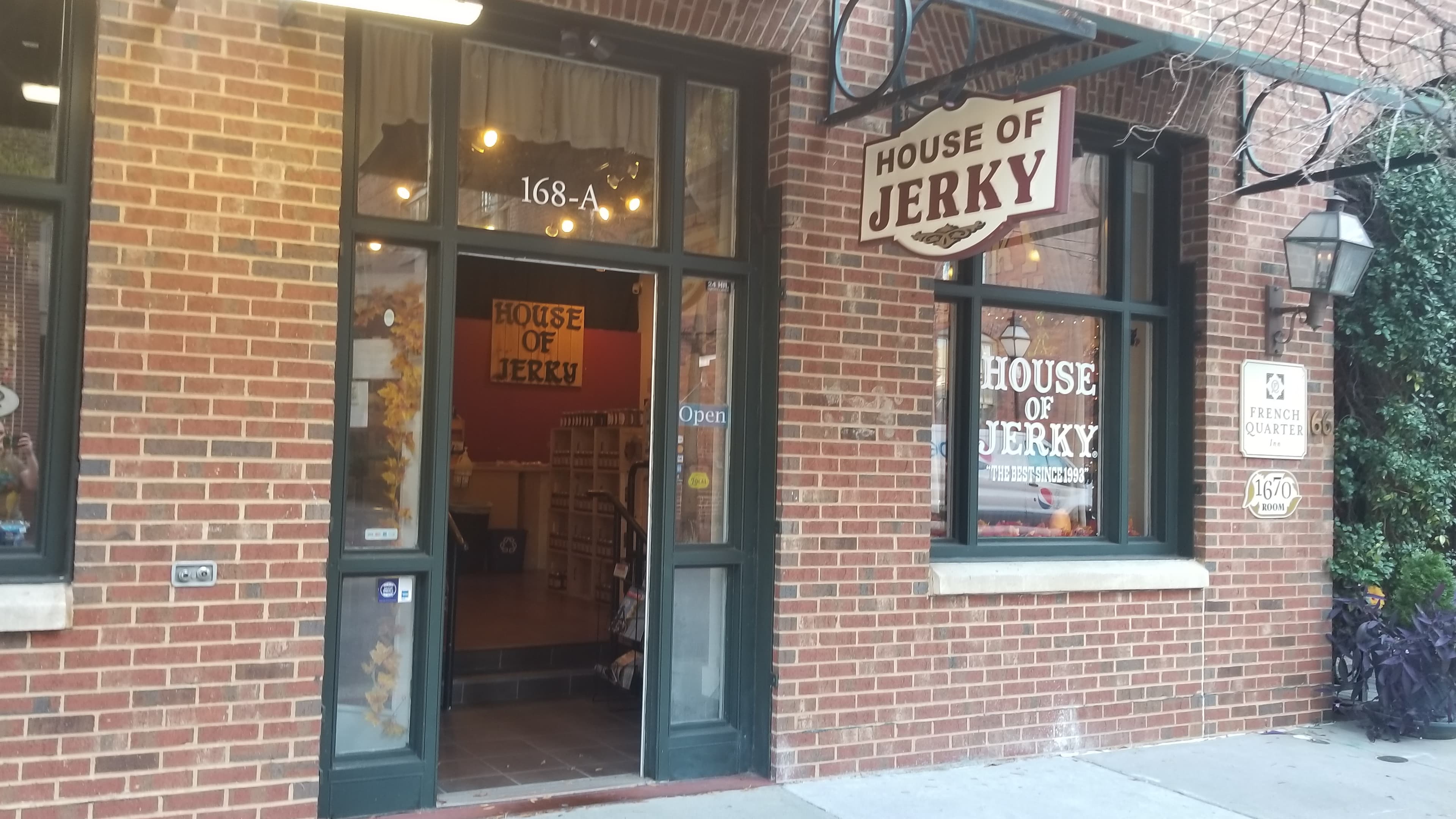 Storefront of House of Jerky Charleston